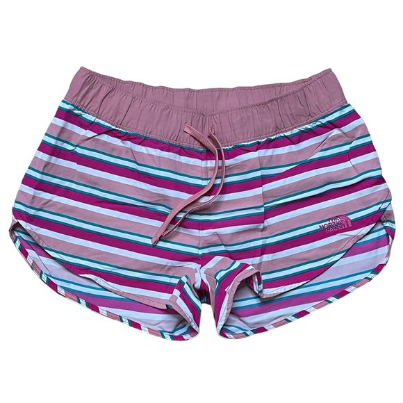 The North Face Class V Mini Short Multi Pink Striped Mid Rise Size S Women's - Picture 3 of 9